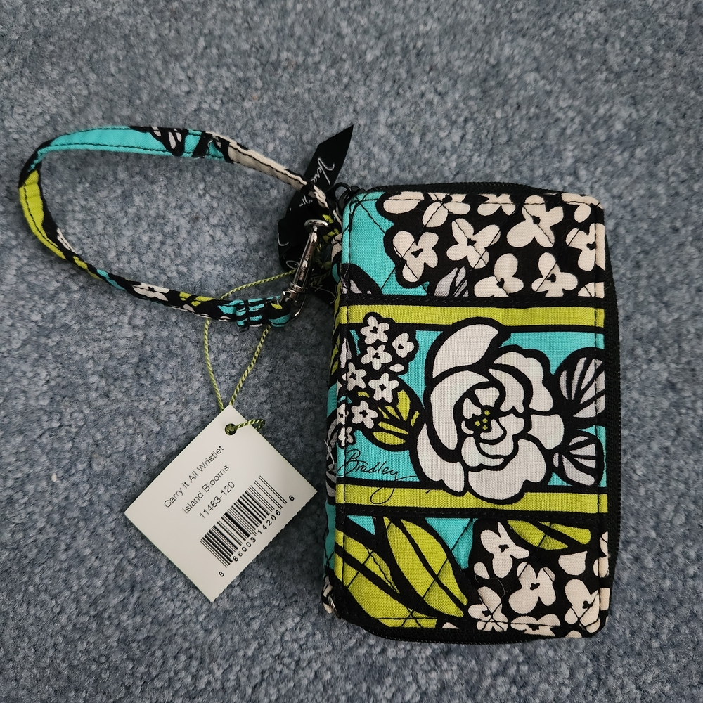 NWT Vera Bradley Carry It All Island Blooms Wristlet